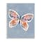 Stupell Industries Floral Pattern Butterfly Wings Spring Bloom Insect Wall Plaque